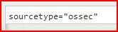 Type Search ossec